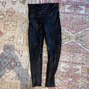 Spanx Moto Legging with small hole